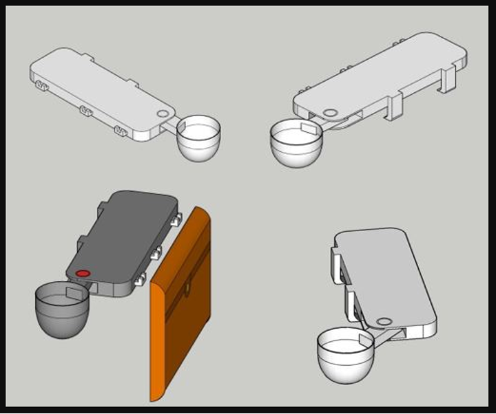 CAD representations of cozie baggie